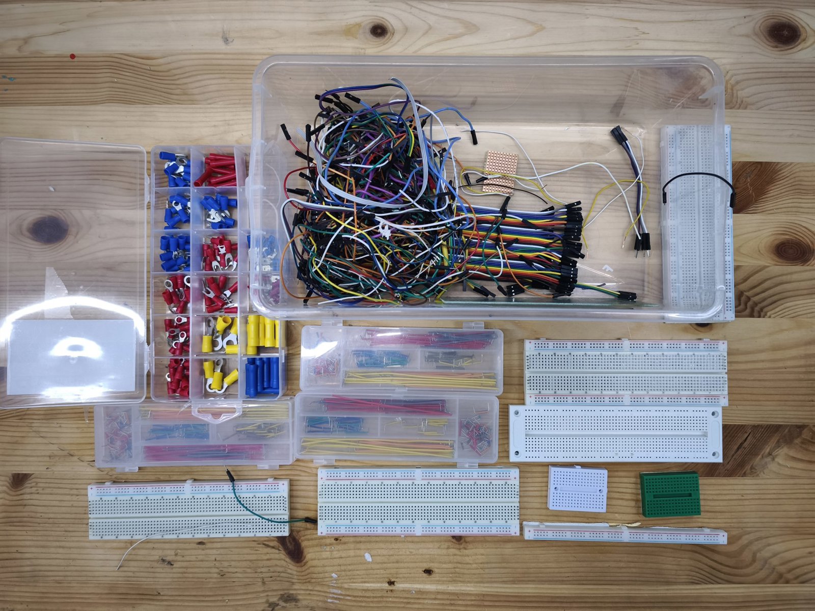 Breadboards and Jumpers