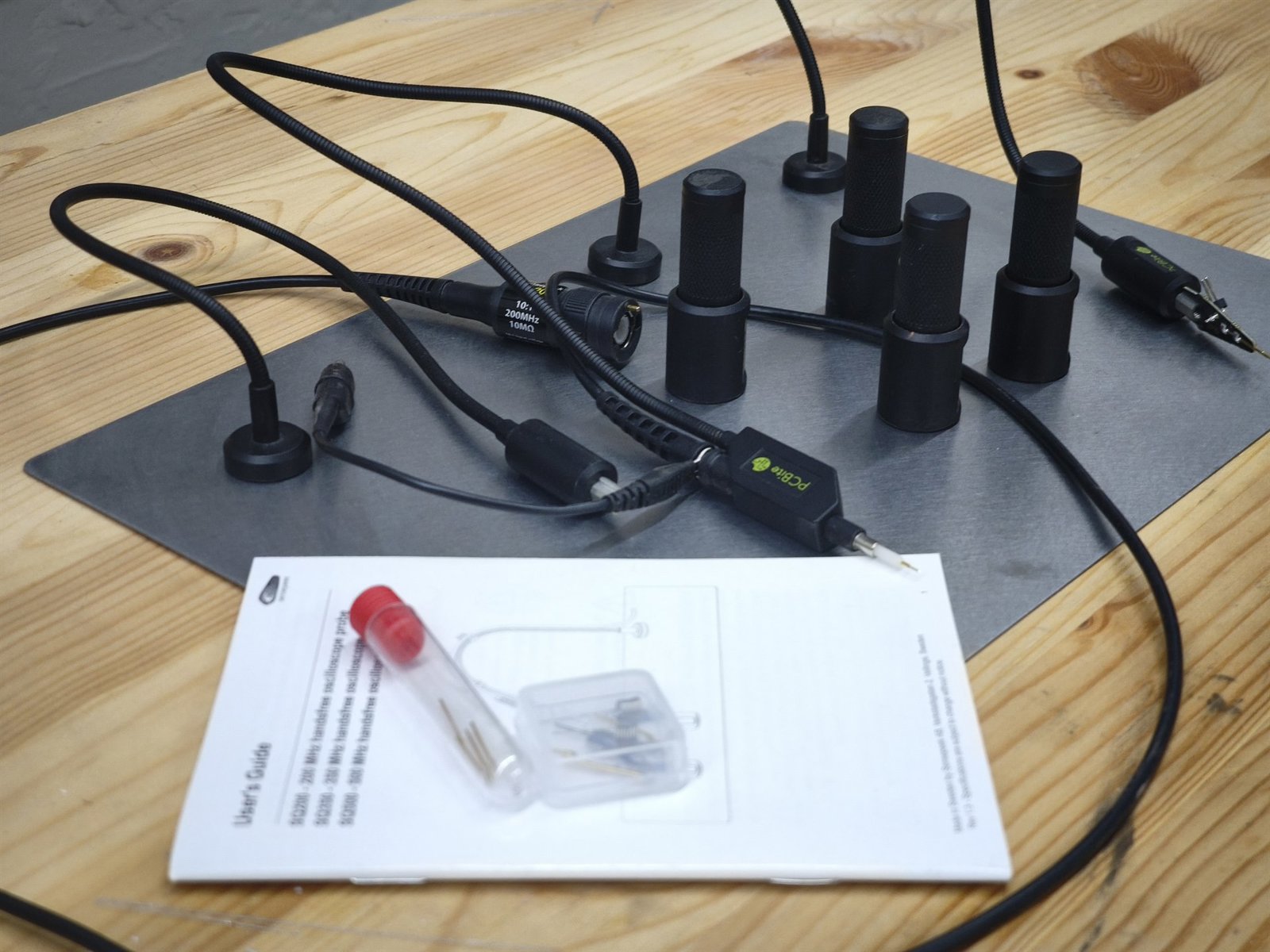 Sensepeek PCBite Board Holder and Probes